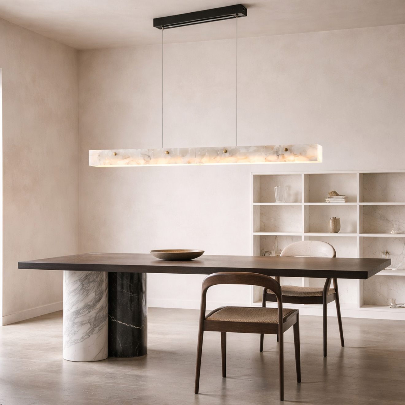 Lustre cascade – LED dimmable – CÉLESTE — Grand Lustre Cristal LED Luxe