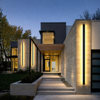 Applique murale linéaire en aluminium – LED – LINEA — Applique Murale LED Linéaire Aluminium Noir