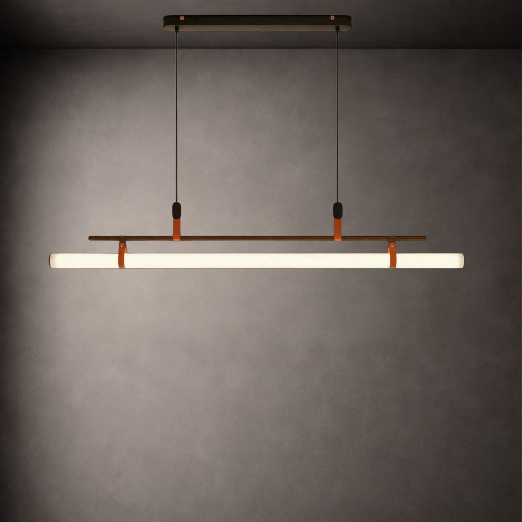 Lustre arc en métal – LED – ORBITE — Lustre LED Moderne