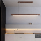 Suspension luminaire en bois – LED – SYLVA — Suspension LED Bois & Acrylique