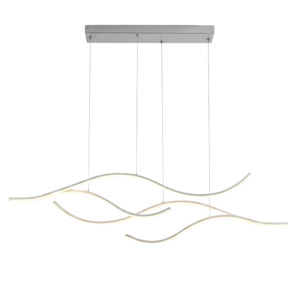 Suspension luminaire vague – LED – VAGUE — Suspension LED Ondulée