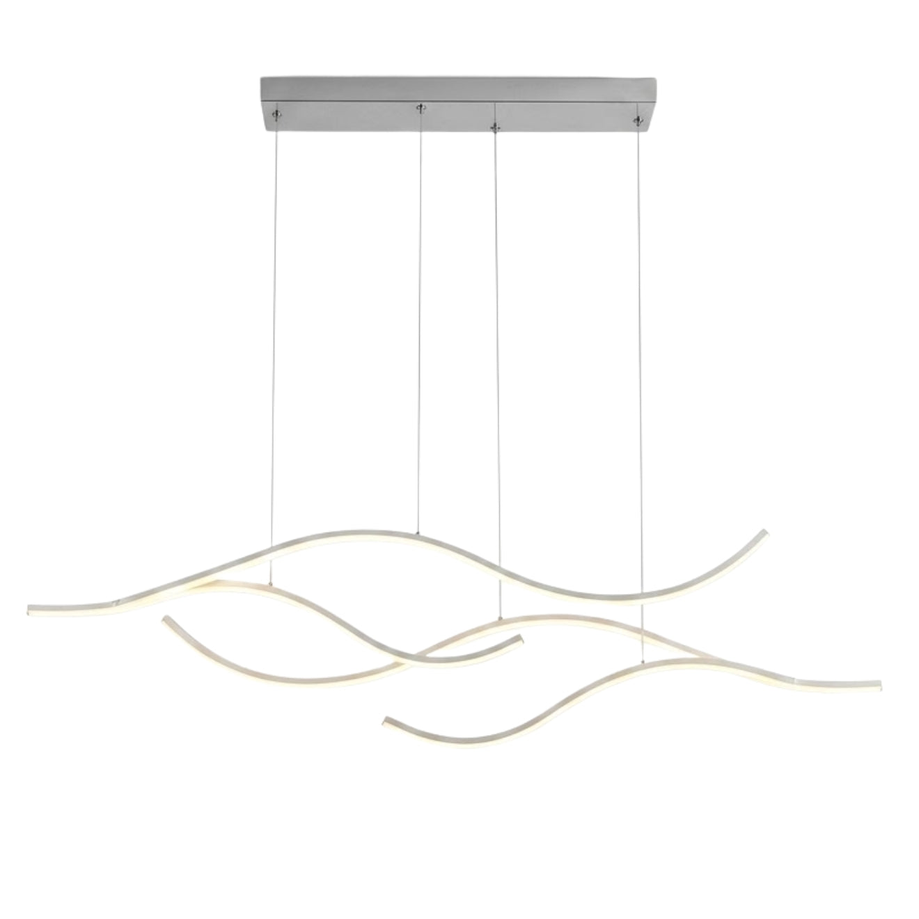 Suspension luminaire vague – LED – VAGUE — Suspension LED Ondulée