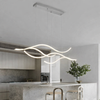 Suspension luminaire vague – LED – VAGUE — Suspension LED Ondulée