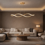 Lustre cascade en cristal – LED dimmable – VERSA — Lustre LED Cristal Contemporain