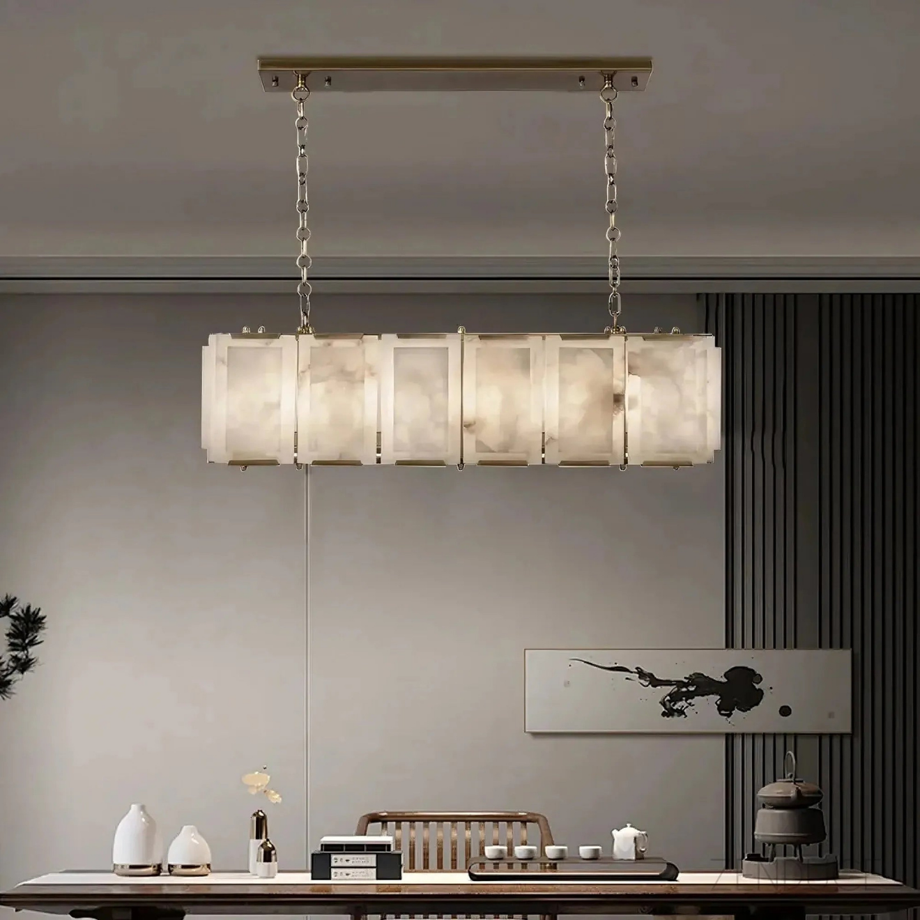 Grand Lustre LED en Cristal Massif 5