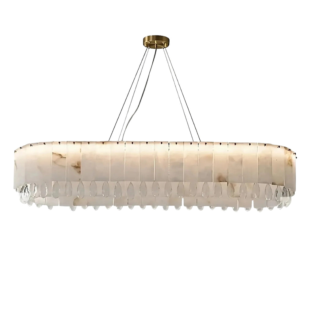 Grand Lustre LED en Cristal Taillé 1