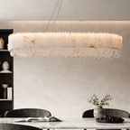 Grand Lustre LED en Cristal Taillé 2